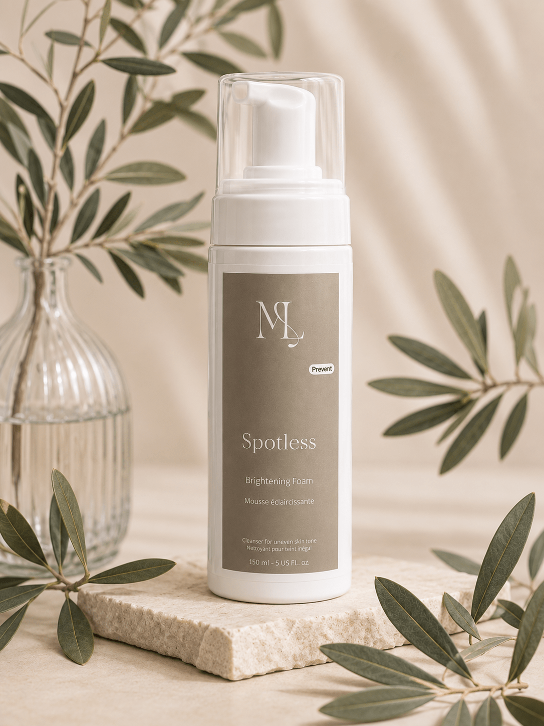 ML Spotless Brightening foam- ML Skincare Products - ML Aesthetic Clinic