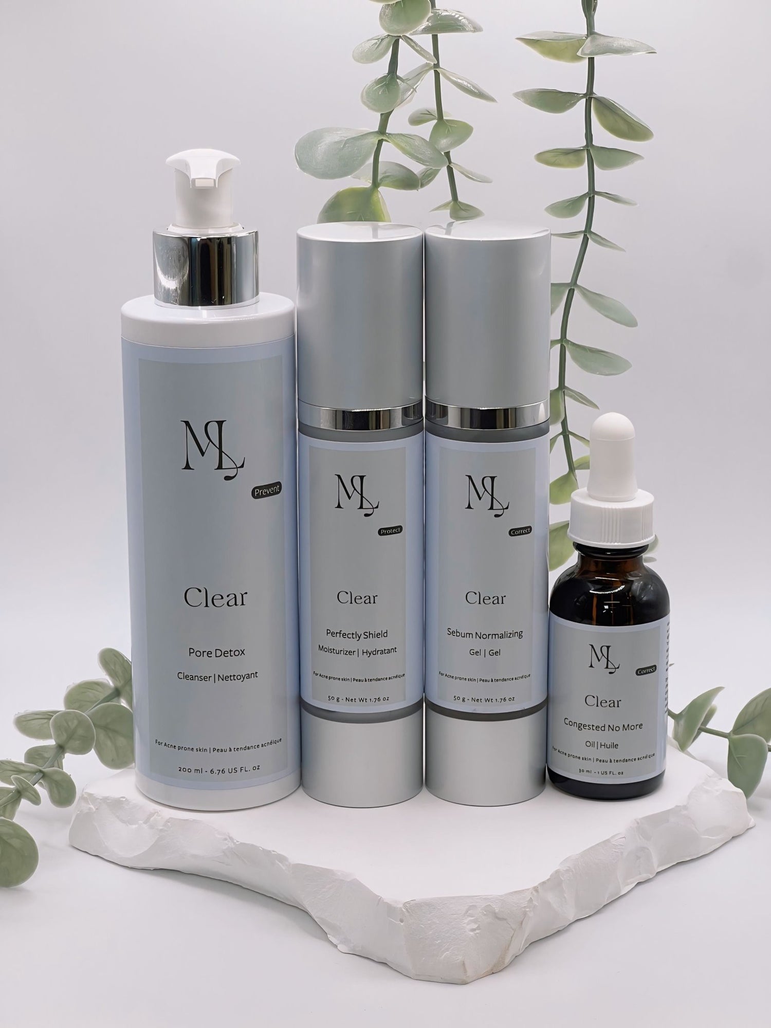 Inflamed Acne Routine Kit for All Skin Types - ML Aesthetic Clinic - ML Aesthetic Clinic