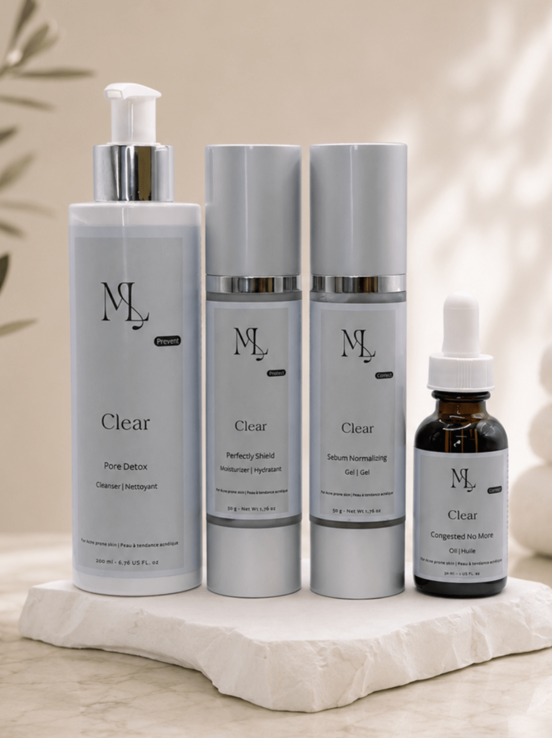 Non Inflamed Acne Routine - ML Aesthetic Clinic - ML Aesthetic Clinic