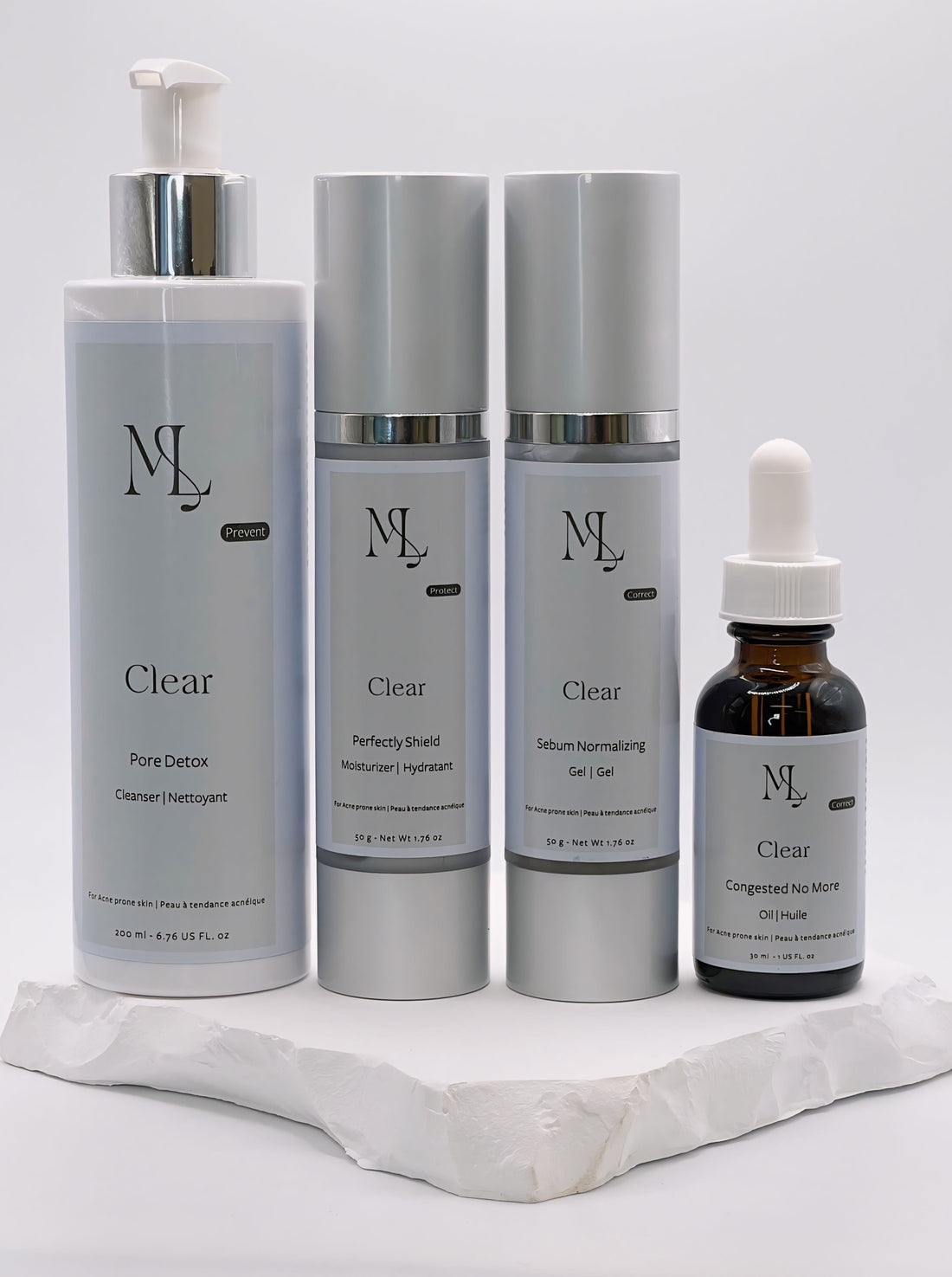 ML Clear Acne Essentials - Productos para el cuidado de la piel ML